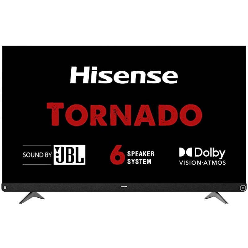 HiSense Tornado 55-inch 4K TV with JBL 6 Speaker 102W audio, Dolby Atmos  launched in India for Rs. 44990